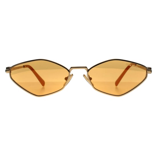 Miu Miu Oval Womens Gold Licht Orange Silber Spiegel MU 56ZS - Image 1