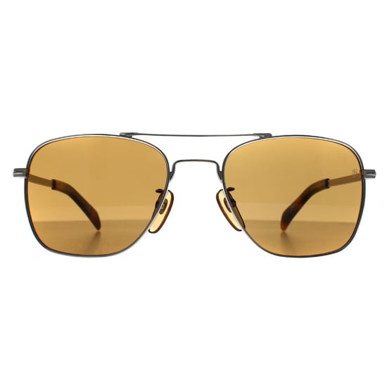 David Beckham Aviator Herren Palladium Grau Braun DB 7019/S - Image 1