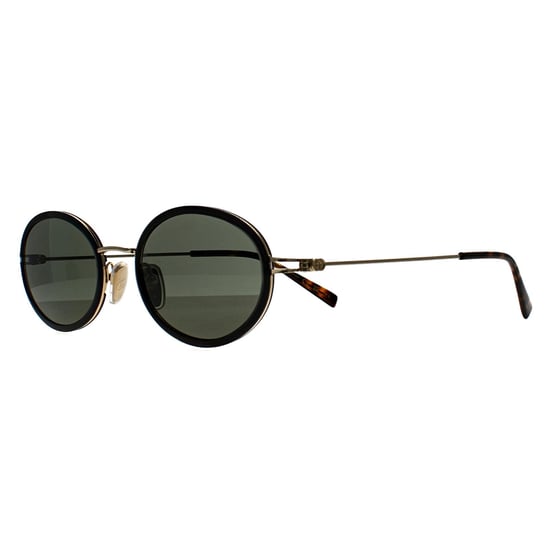Gucci Oval Damen Schwarz Gold Grün GG1980S - Image 2