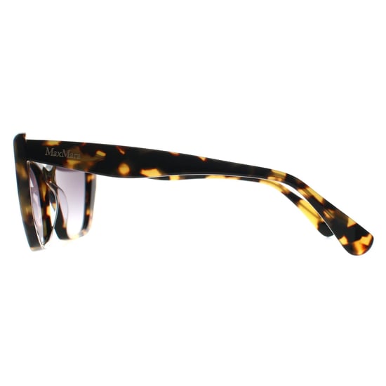 Max Mara Cat Eye Womens farbige Havanna Rauch grau Gradient MM0063 Logo14 - Image 3
