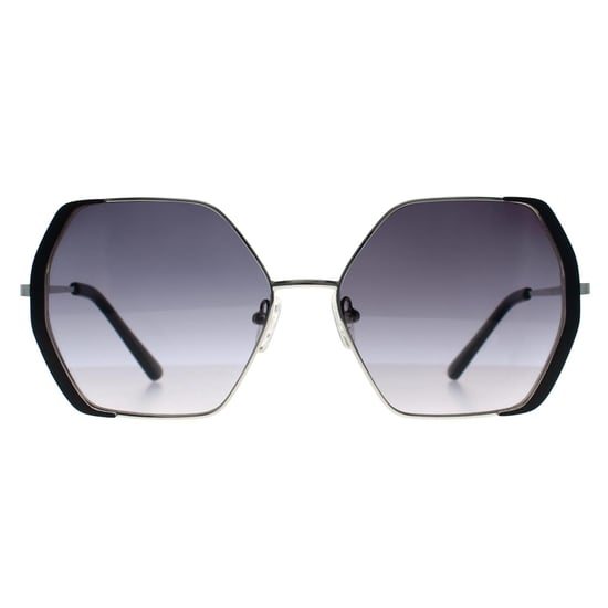 Guess Square Womens Silber Schwarz Grau Gradient GF0387 - Image 1