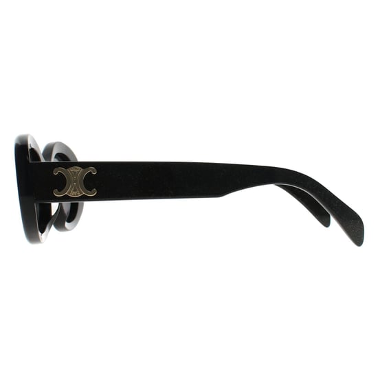 Celine Oval Womens Sparkly Schwarz mit Gold Grau CL40194U Triomphe - Image 3