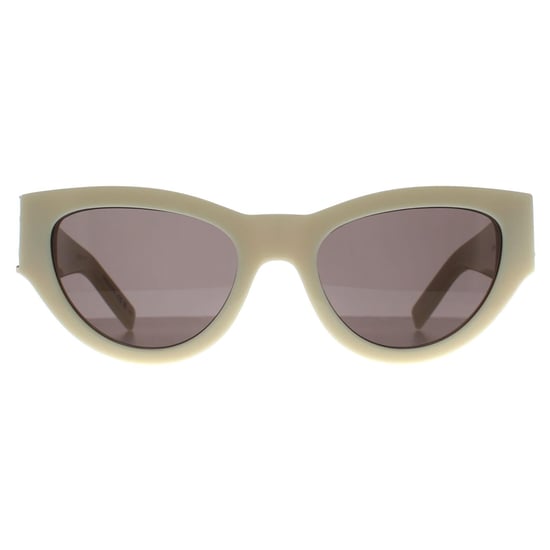 Saint Laurent Cat Eye Damen Elfenbein Grau SL M94 - Image 1