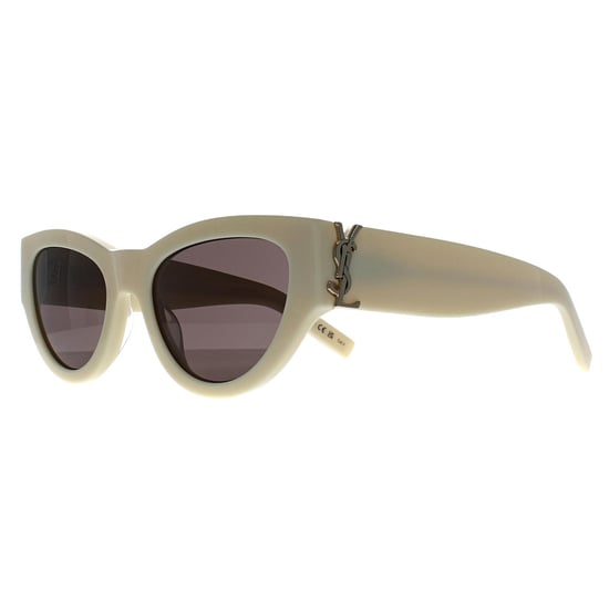 Saint Laurent Cat Eye Damen Elfenbein Grau SL M94 - Image 2