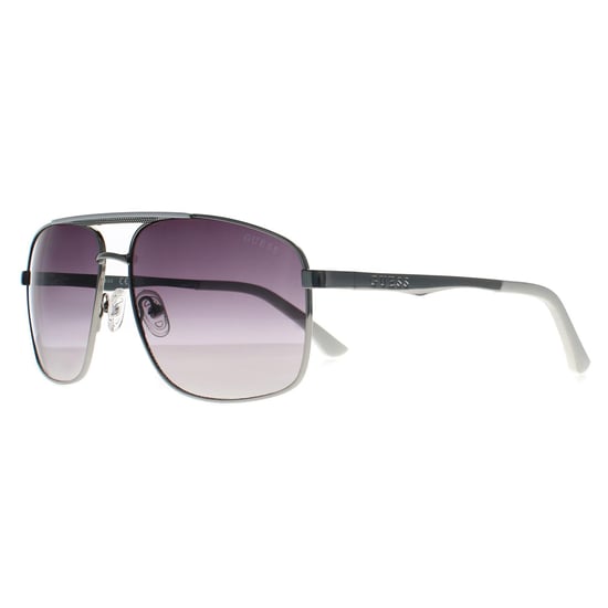 Guess Aviator Herren Glänzend Leicht Nickeltin Grau Gradient GO00063 - Image 2