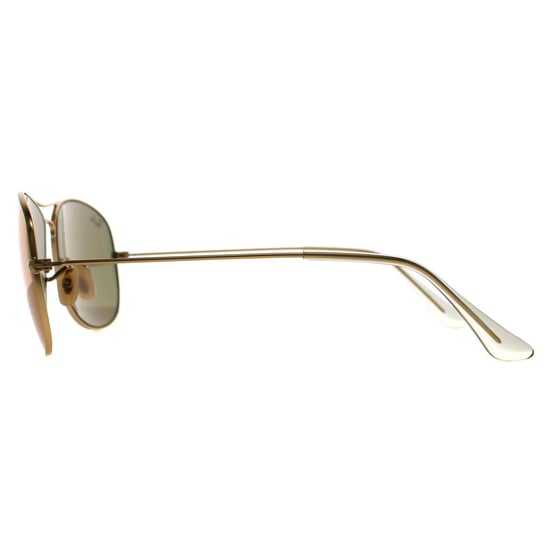 Ray-Ban Aviator Herren Gold Cyclamen Flash Sonnenbrille - Image 3