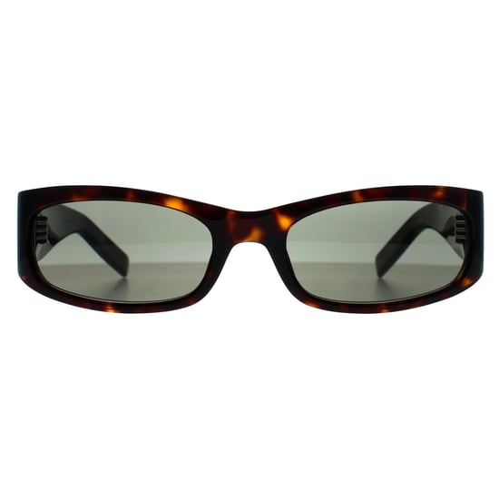 Saint Laurent Rectangle Womens Dark Spotted Havana Grey SL M152 - Image 1