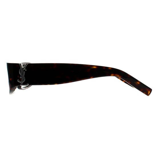 Saint Laurent Rectangle Womens Dark Spotted Havana Grey SL M152 - Image 3
