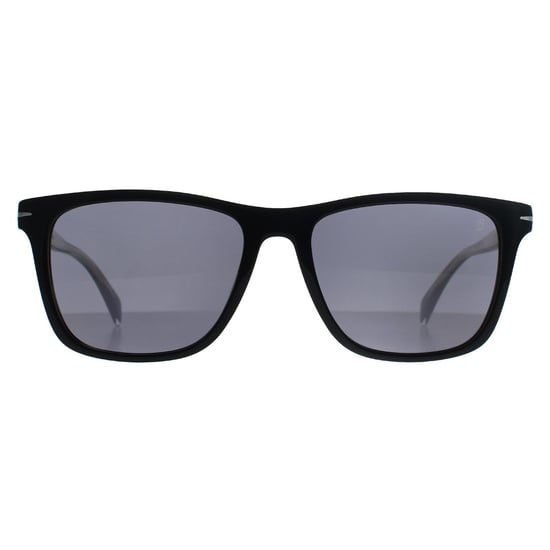 David Beckham Rectangle Mens Schwarz Grau DB 1092/S - Image 1