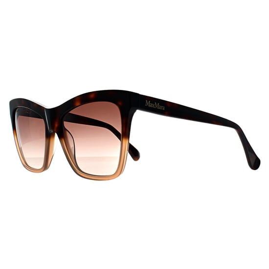 Max Mara Cat Eye Damen Havanna Fade Braun Farbverlauf MM0008 Logo2 - Image 2