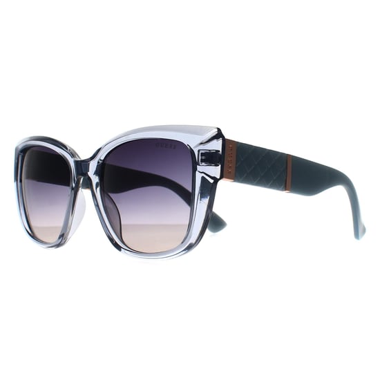 Guess Square Womens Glänzend Hellblau Blau Gradient GO00051 - Image 2