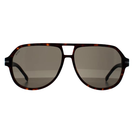 Hugo Boss Aviator Herren Dunkel Havanna Grau BOSS 1507/S - Image 1