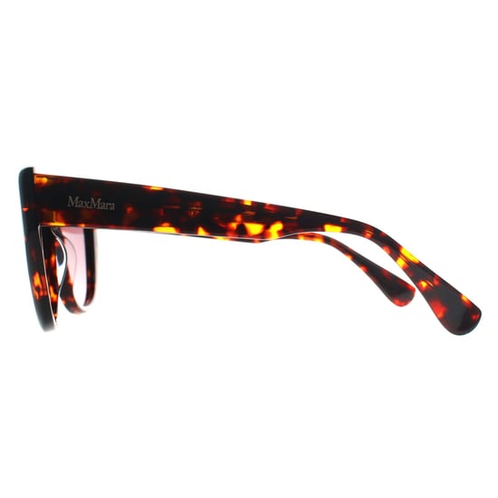 Max Mara Cat Eye Damen Rot Havanna Bordeaux Farbverlauf MM0040 Logo 11 - Image 3