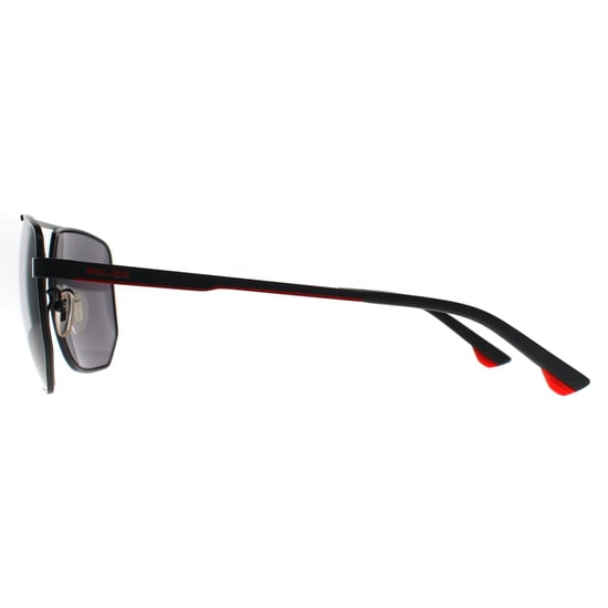 Polizei Aviator Mens Semi Matte Grau Rauch Spiegel SPLB36 Synth 1 - Image 3