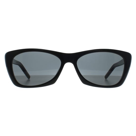 Saint Laurent Rectangle Womens Glänzend Schwarz Grau SL 613 - Image 1