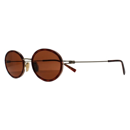 Gucci Oval Womens Havanna Gold Braun GG1980S - Image 2