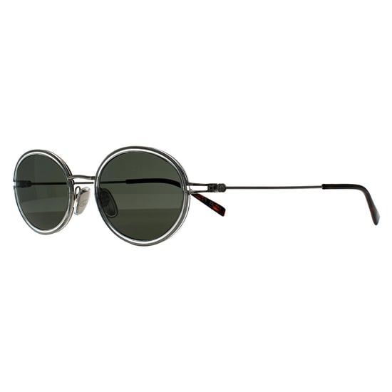 Gucci Oval Womens Silber Grau GG1980S - Image 2