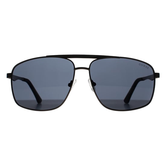 Guess Aviator Mens Matte Gunmetal Rauch Grau GO00063 - Image 1