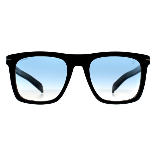 David Beckham Square Mens Schwarz Blau Gradient DB 7000/S Bold - Image 1