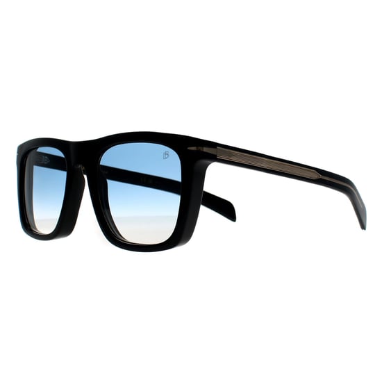 David Beckham Square Mens Schwarz Blau Gradient DB 7000/S Bold - Image 2