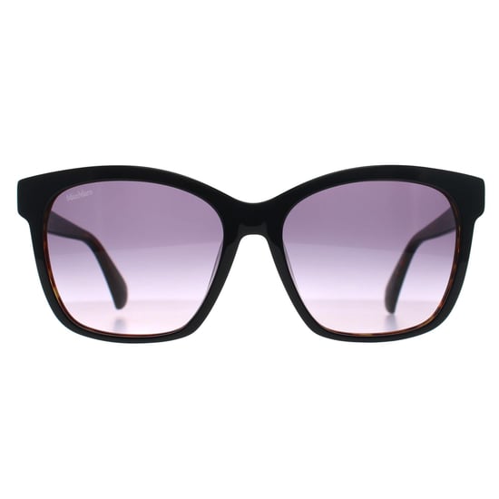 Max Mara Square Womens Schwarz Schildkröte Rauch Grau Gradient MM0042 Logo9 - Image 1