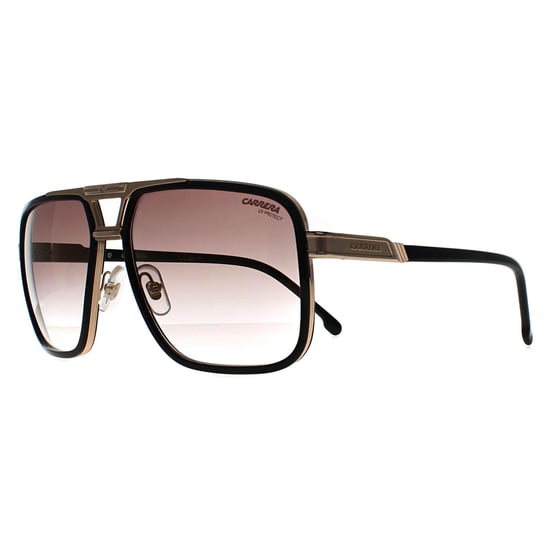 Carrera Aviator Herren Schwarz Gold Gold Spiegel auf Burgund Gradient Carrera 1071/S - Image 2