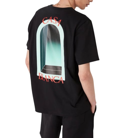 Casablanca L'arche Design Schwarzes T-shirt - Image 3