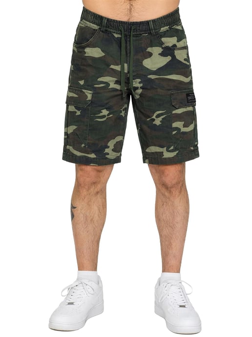 Enzo | Herren Camouflage Cargo-Shorts - Image 2