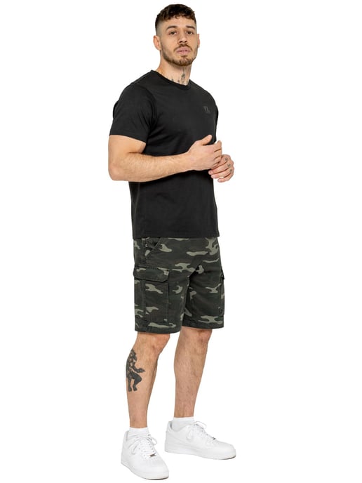 Enzo | Herren Camouflage Cargo-Shorts - Image 5