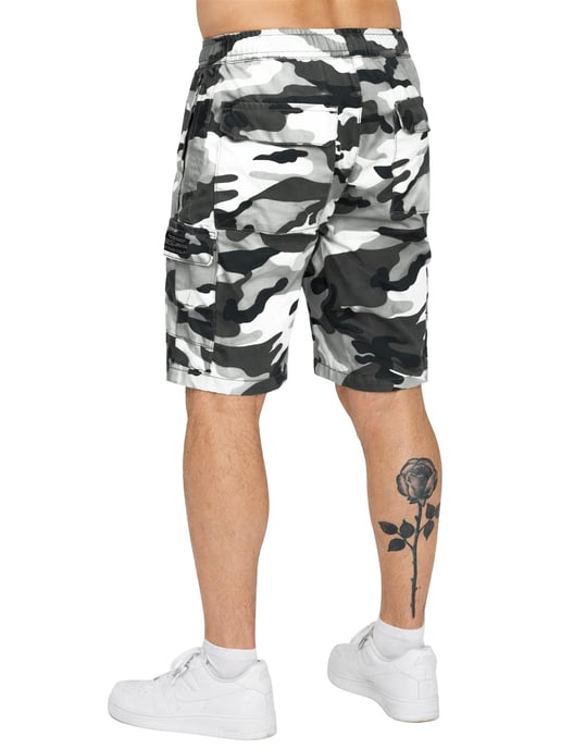 Enzo | Herren Camouflage Cargo-Shorts - Image 3