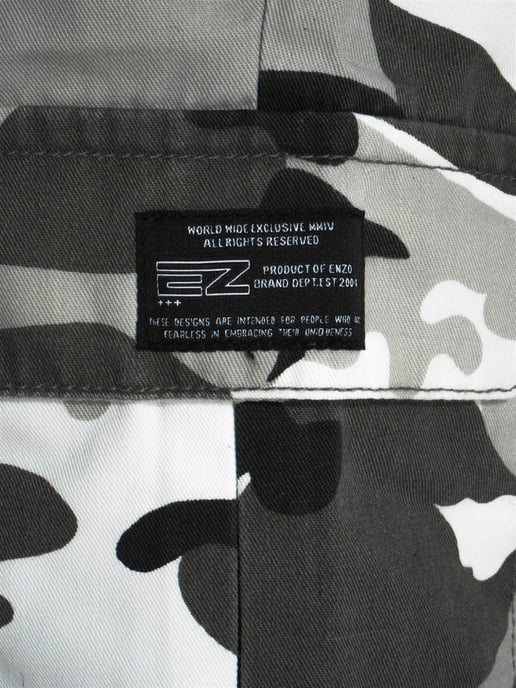 Enzo | Herren Camouflage Cargo-Shorts - Image 4