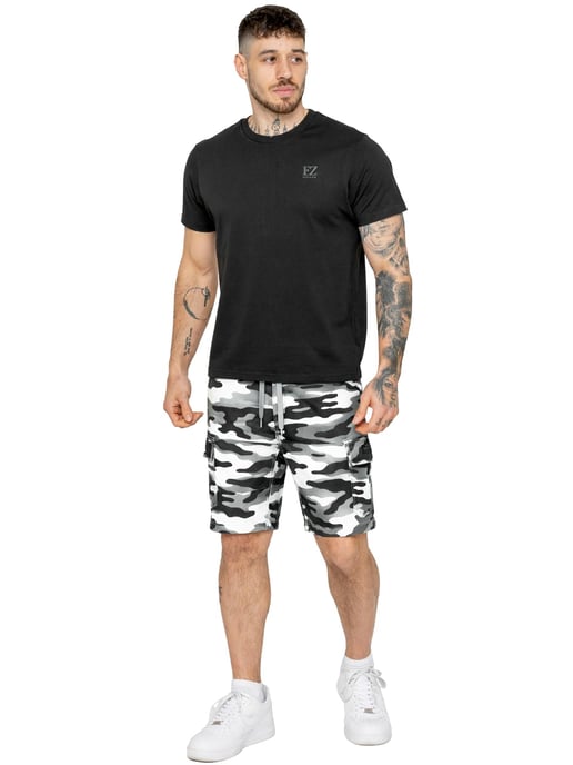 Enzo | Herren Camouflage Cargo-Shorts - Image 6