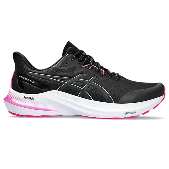 Asics GT-2000 12 Lite-Show Herren Schwarz Lauf Schuhe - Image 1