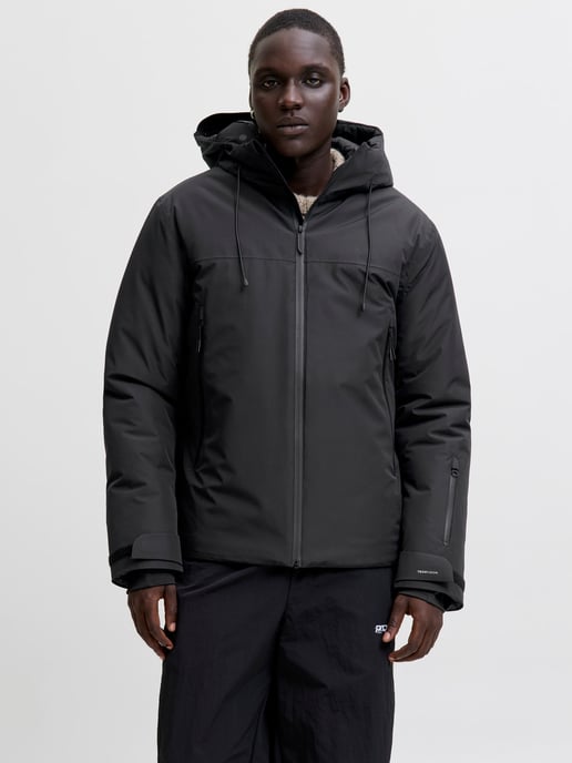 Jack & Jones Jas Winter Fusion Technische Jacke Schwarz - Image 2
