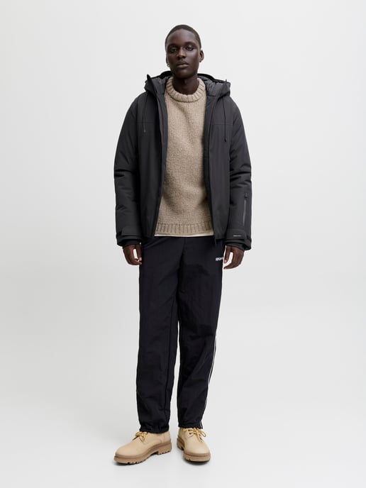 Jack & Jones Jas Winter Fusion Technische Jacke Schwarz - Image 3