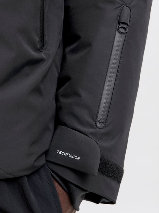 Jack & Jones Jas Winter Fusion Technische Jacke Schwarz - Image 5