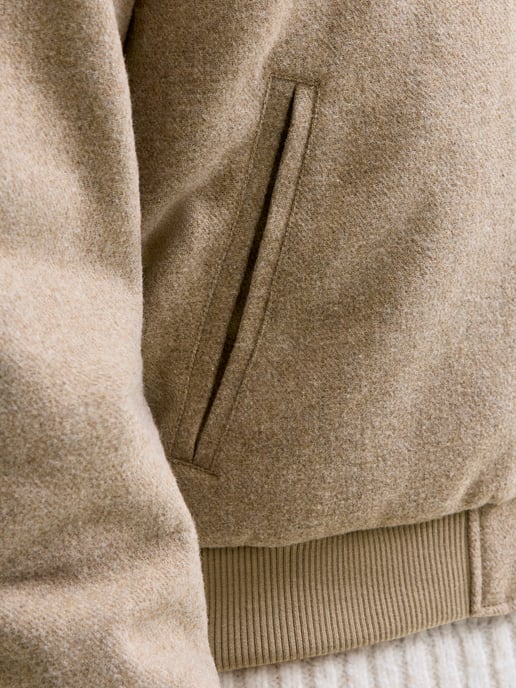 Jack & Jones Sommer Bomberjacke Beige - Image 6