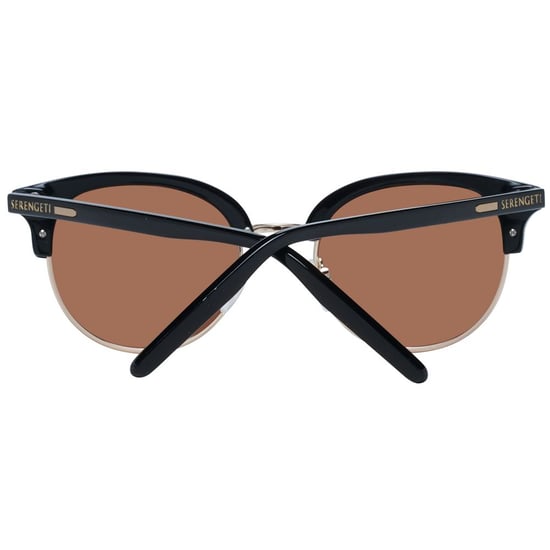 Serengeti Schwarze Acetat- und Metallsonnenbrille - Image 3