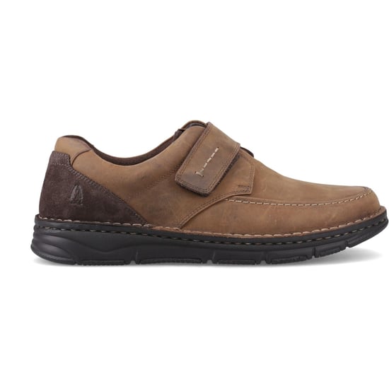 Hush Puppies Forde Leder Slipper für Herren mit Klettverschluss in Tan - Image 5