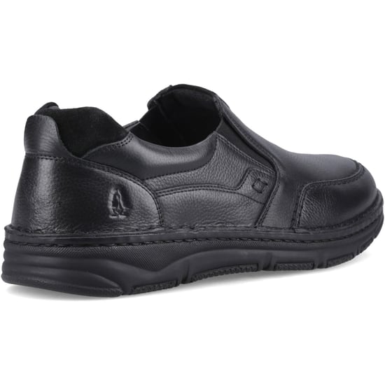 Hush Puppies Franco Slip-On-Leder Herren Schwarz Slipper - Image 2