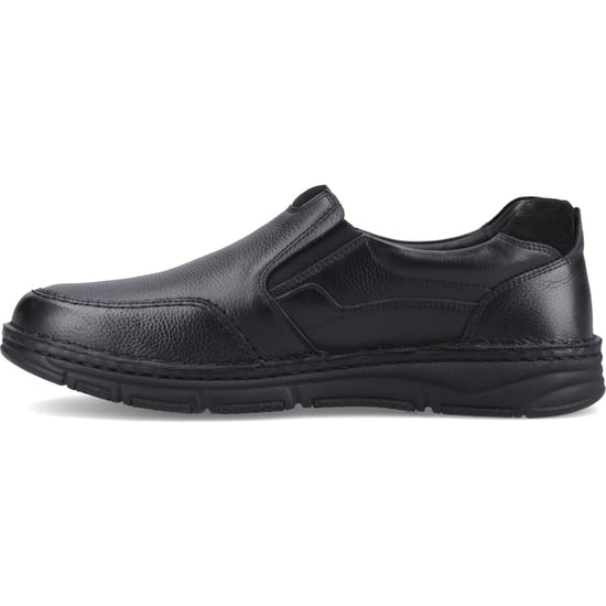 Hush Puppies Franco Slip-On-Leder Herren Schwarz Slipper - Image 4