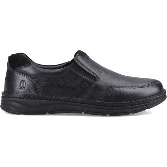 Hush Puppies Franco Slip-On-Leder Herren Schwarz Slipper - Image 5