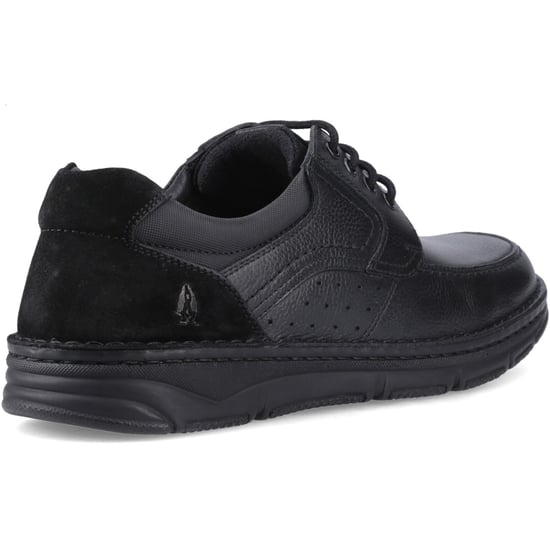 Hush Puppies Franklin Schnür-Leder-Herren Slipper schwarz - Image 2