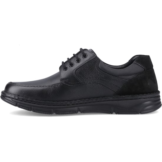Hush Puppies Franklin Schnür-Leder-Herren Slipper schwarz - Image 4