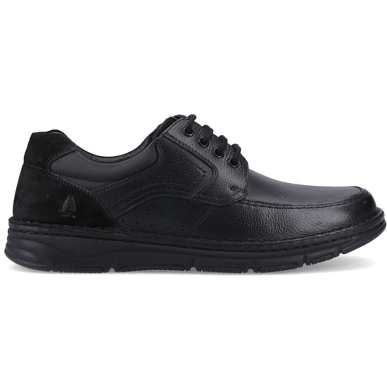 Hush Puppies Franklin Schnür-Leder-Herren Slipper schwarz - Image 5