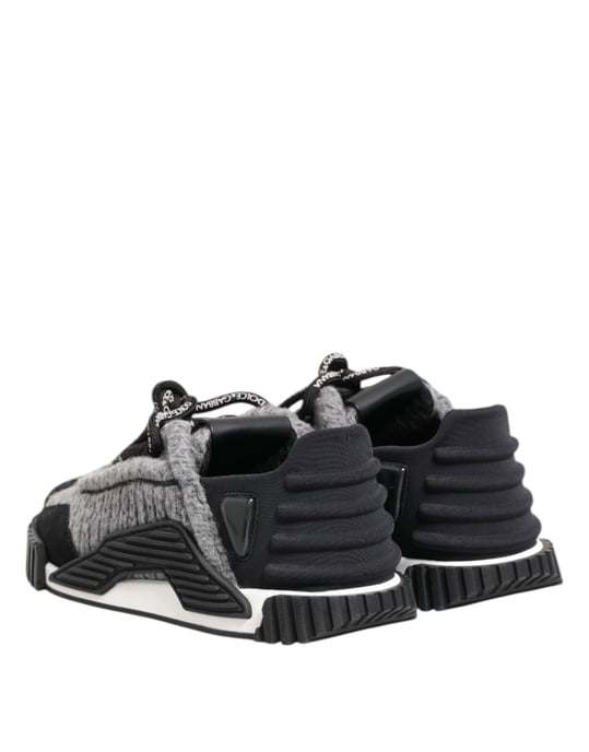 Dolce & Gabbana Schwarz Grau NS1 NiedrigschnittSneaker - Image 6