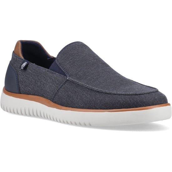 Hush Puppies Damon Schlupfschuhe Textil Herren Navy Slipper - Image 1