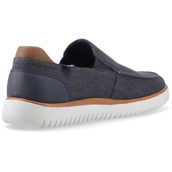 Hush Puppies Damon Schlupfschuhe Textil Herren Navy Slipper - Image 2