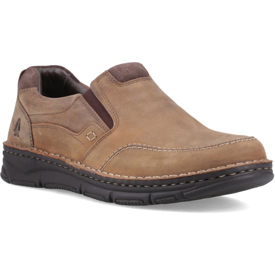 Hush Puppies Franco Slipper aus Leder für Herren in Tan-Farbe - Image 1