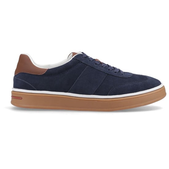 Hush Puppies Carlos Wildlederleder Herren Sneakers in Marineblau - Image 5